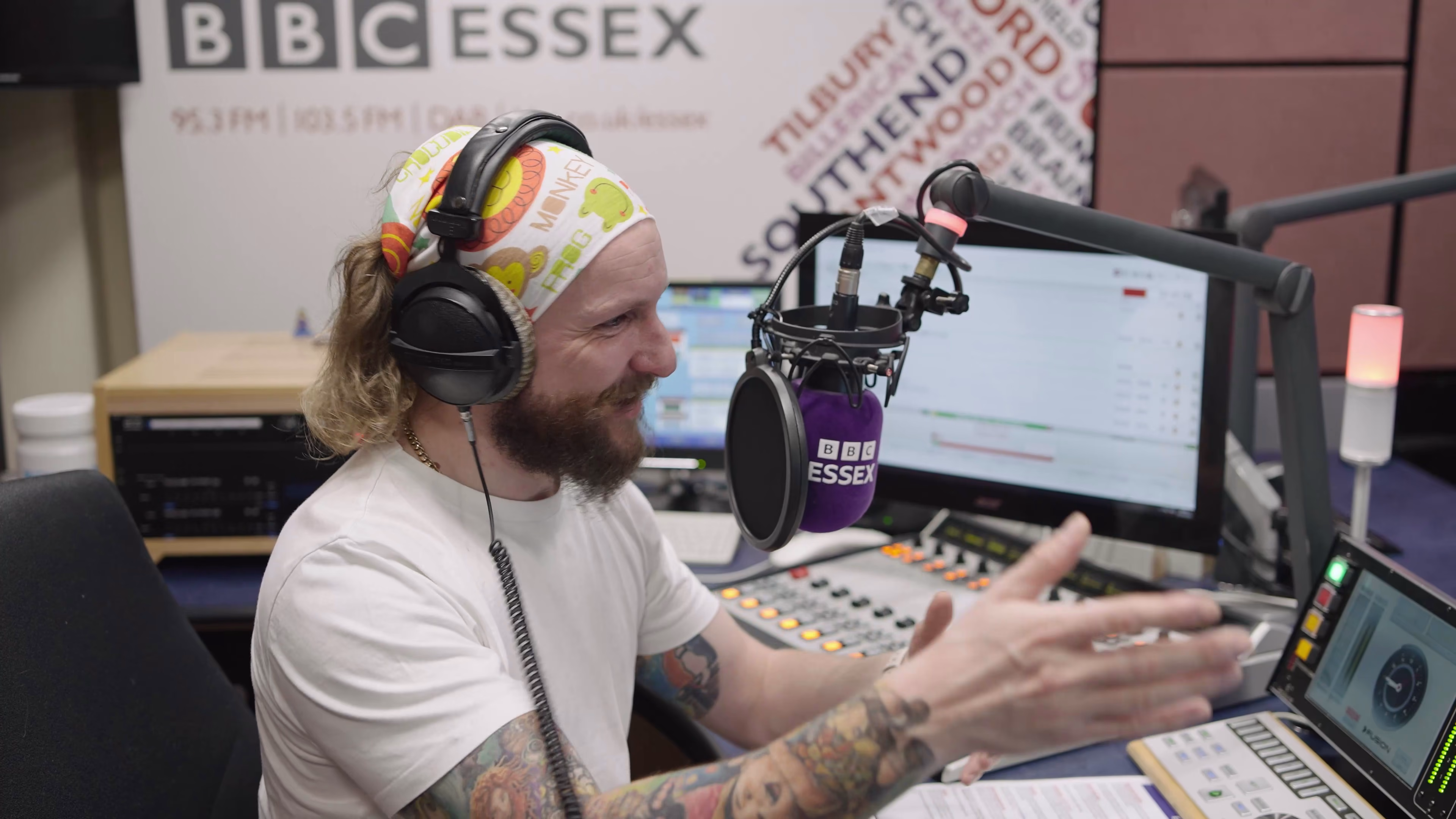 Live studio conversation during Sophie Taylor’s interview
